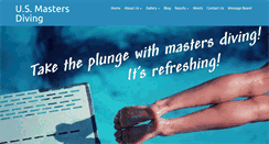 Desktop Screenshot of mastersdiving.org